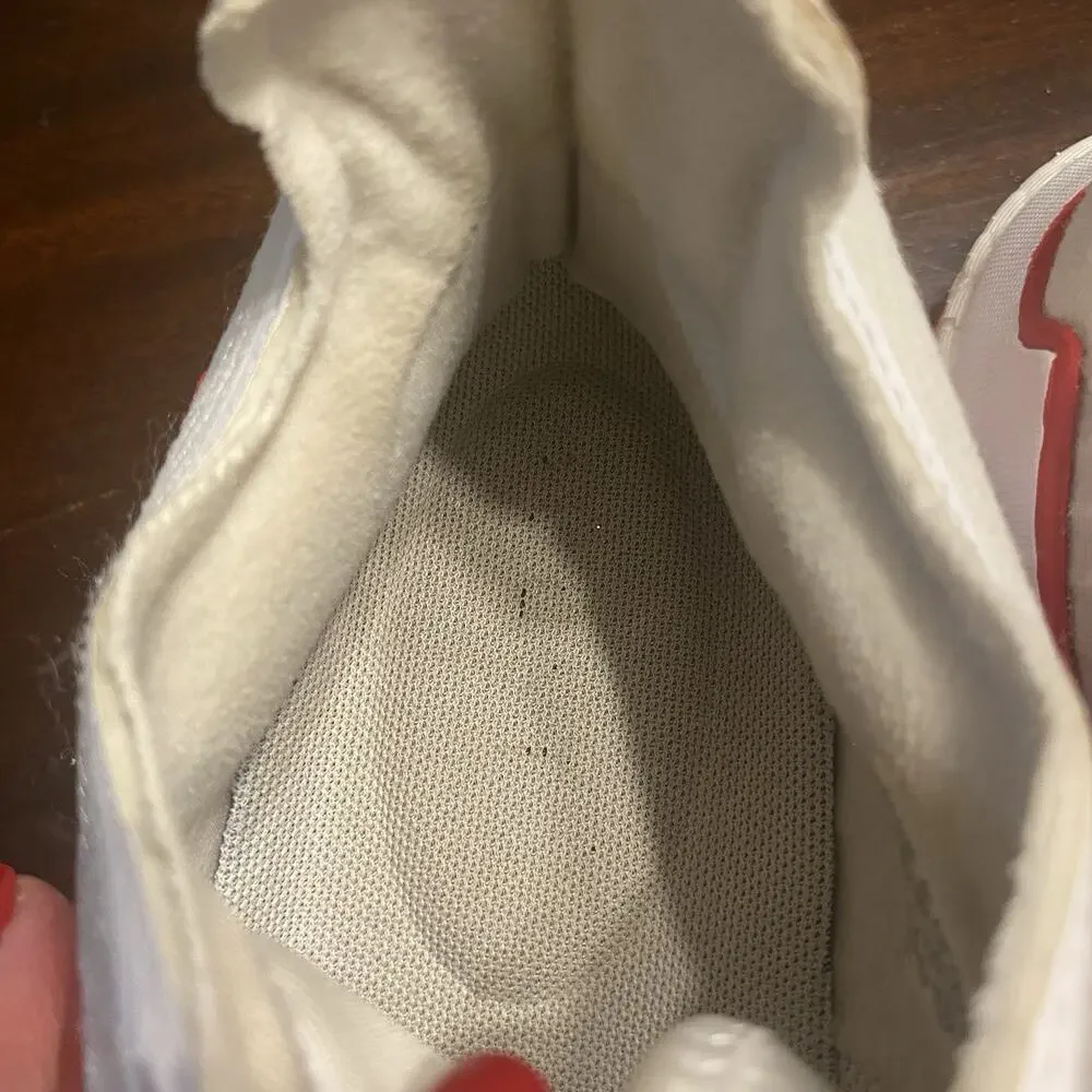 Adidas Crazyflight Women’s Volleyball Shoes White Red Size 9 Sneaker Low